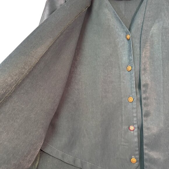 Alfred Dunner 3-Piece Suit Set With Elastic Waist Pants, Skirt  & Button-Up Top - Picture 7 of 9